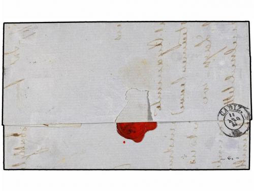 ✉ GIBRALTAR. Ed. 98 (2). 1869. Entire letter from GIBRALTAR 