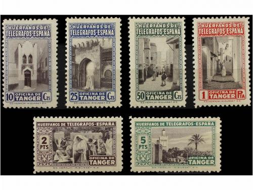 * COLONIAS ESPAÑOLAS: TANGER. Ed. B41/46. BENEFICENCIA. Seri