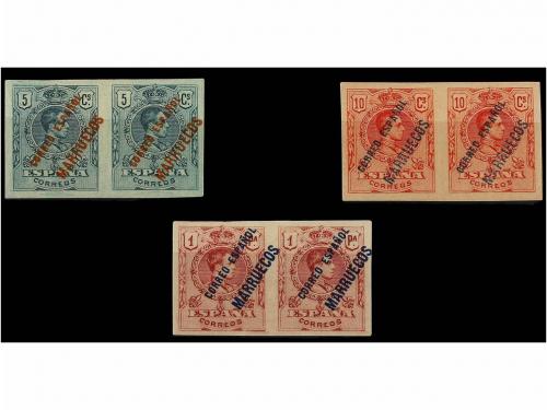 * COLONIAS ESPAÑOLAS: TANGER. Ed. 2s, 3s, 9s. 5 cts., 10 cts