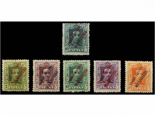 * COLONIAS ESPAÑOLAS: TANGER. Ed. 17/22. SERIE completa. Exc