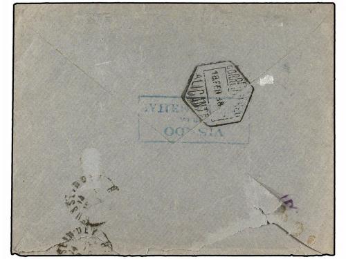 ✉ ESPAÑA GUERRA CIVIL. 1938 (16 Enero). Carta circulada desd