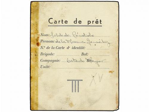 ✉ ESPAÑA GUERRA CIVIL. BRIGADAS INTERNACIONALES. CARTE DE PR