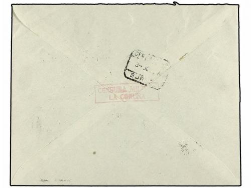 ✉ ESPAÑA E. LOCALES PATRIOTICAS: CORUÑA. Ed. 1/9 + 2, 5, 8hi