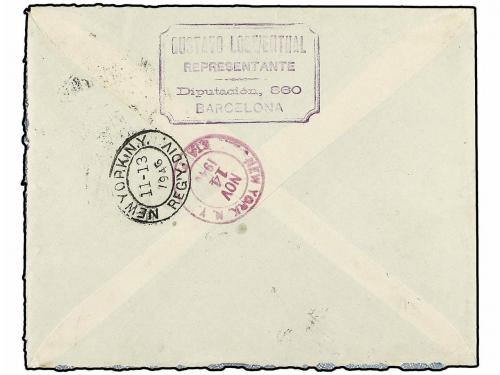 ✉ ESPAÑA. Ed. 991, 918, 944, 999, 1002 (4). 1946. BARCELONA 