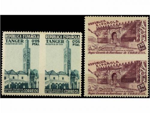* COLONIAS ESPAÑOLAS: TANGER. Ed. B-1sph, 2 sph. 5 cts. verd