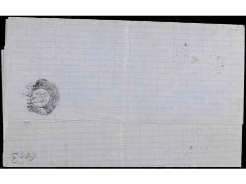 ✉ ESPAÑA. Ed. 87. 1867. BILBAO a TORDESILLA. 2 cuartos casta
