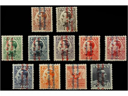 ** ESPAÑA. Ed. 593/603. SERIE COMPLETA, excelentes centrajes