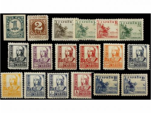 ** ESPAÑA. Ed. 814/31. SERIE COMPLETA. LUJO. Cat. 510&euro;. 