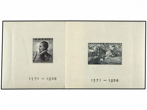 ** ESPAÑA. Ed. 864/65. HB SIN DENTAR. Manchas habituales en 