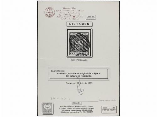 ° ESPAÑA. Ed. 26. 5 reales verde. Márgenes excepcionales. Es