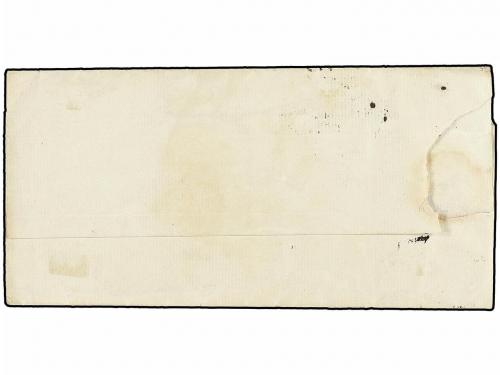 ✉ GIBRALTAR. 1838. GIBRALTAR to ATHENS. Wrapper (side flap r