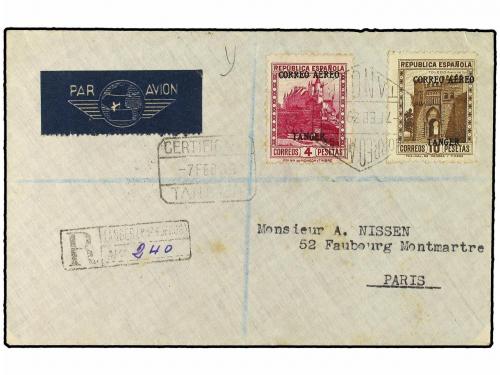 ✉ COLONIAS ESPAÑOLAS: TANGER. Ed. 112,113. 1939. TANGER a PA