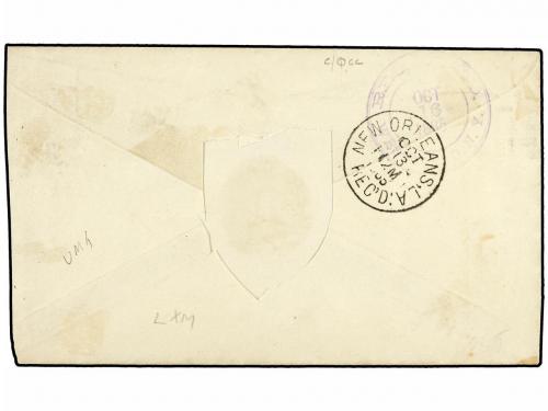 ✉ HONDURAS. 1885 (Sept 20). Printed cover from the Rosario M