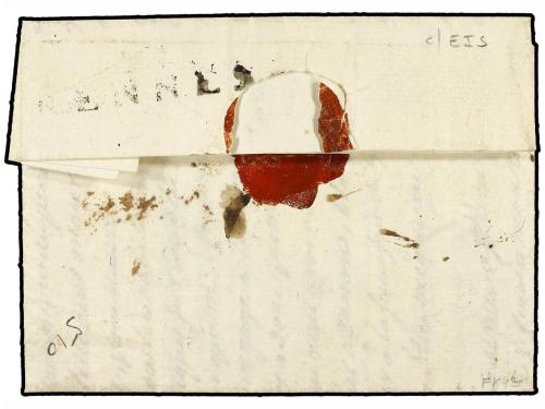 ✉ MAURICIO. 1806 (April 6). Entire letter from &#39;Ile de Franc