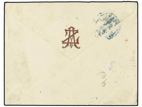 ✉ HONDURAS. Sc. 32(2). 1889 (1 Feb.). TEGUCIGALPA a FRANCIA.