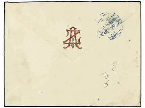 ✉ HONDURAS. Sc. 32(2). 1889 (1 Feb.). TEGUCIGALPA a FRANCIA.