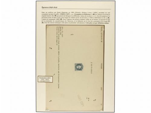 (*) CHILE. Sc. 17/19. 1867-69. Conjunto de 6 PRUEBAS procede