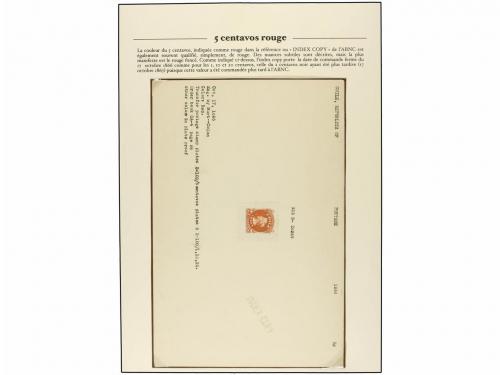 (*) CHILE. Sc. 17/19. 1867-69. Conjunto de 6 PRUEBAS procede