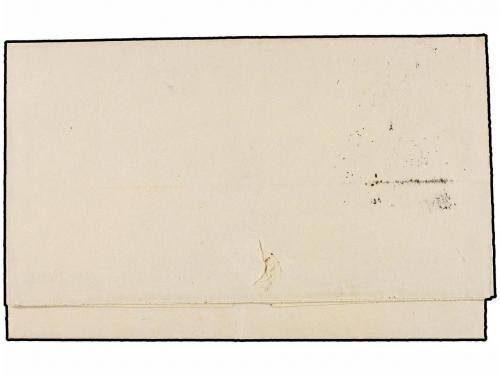 ✉ ESPAÑA. Ed. 1A. 1850. BILBAO a MADRID. 6 cuartos negro, gr