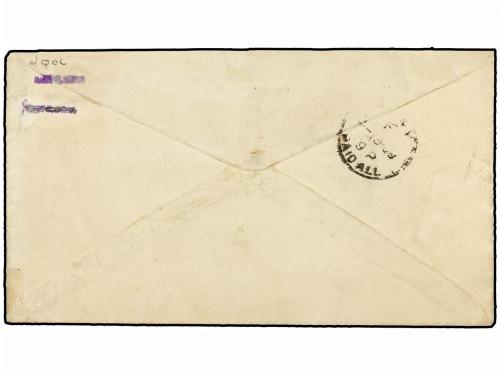 ✉ CUBA. Ed. 163. 1898. HABANA a NEW YORK. Sobre con franqueo