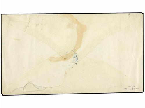 ✉ PARAGUAY. Sc. 12. 1881. ASUNCIÓN A PARAGUARI. Sobre decora