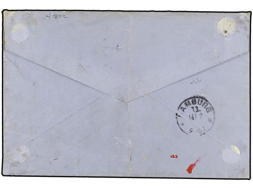 ✉ NIGERIA. Sc. 49. 1892 (Nov. 19). Cover to HAMBURG endorsed