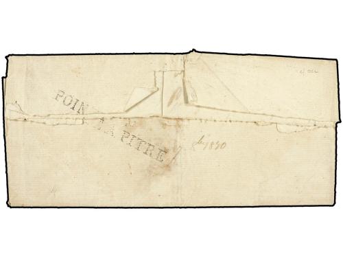✉ GUADALUPE. 1830 (Oct.). Internal entire letter to the vill