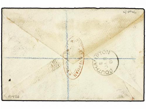 ✉ BERMUDAS. 1880. Registered cover to SOUTHAMPTON with Bermu