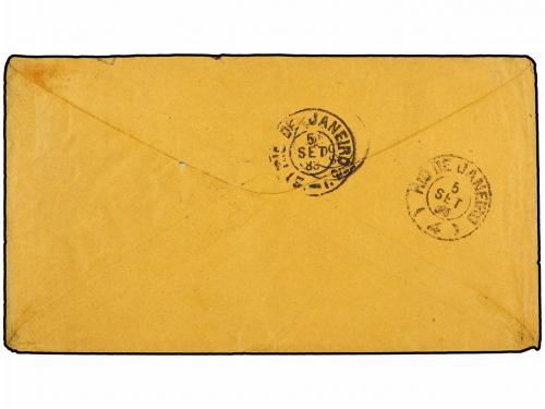 ✉ BRASIL. Sc. 71, 69, 68, 82, 88. 1888. P. DO CIMENTO a FRAN