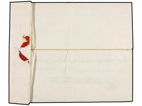 ✉ ESPAÑA: PREFILATELIA. 1803. MANRESA a CALAF. Marca M 24/ C