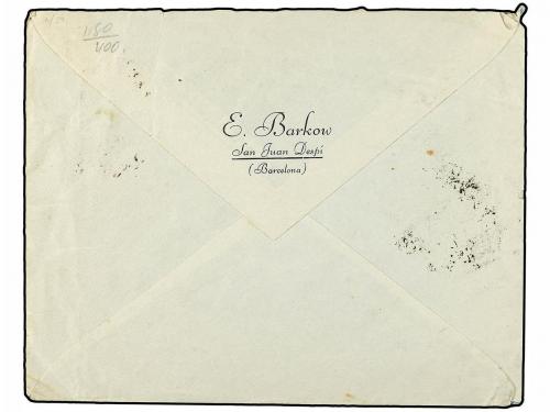 ✉ ESPAÑA ENTEROS POSTALES. 1935. SAN JUAN DESPI a ALEMANIA. 