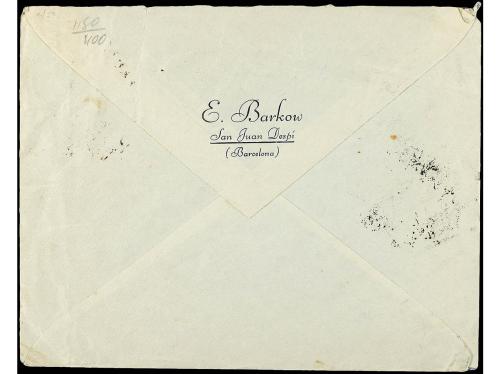 ✉ ESPAÑA ENTEROS POSTALES. 1935. SAN JUAN DESPI a ALEMANIA. 