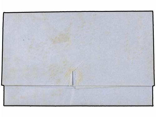 ✉ ESPAÑA: PREFILATELIA. 1858 (7 Oct.). PUERTO DE STA. MARÍA 