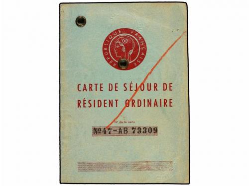 ESPAÑA GUERRA CIVIL. REFUGIES ESPAGNOLS. Carnet de Refugiado