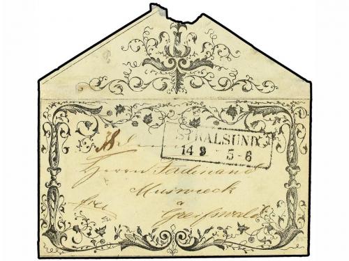 ✉ ALEMANIA ANTIGUOS ESTADOS: PRUSIA. (1848 C.A.) (Sept 14). 