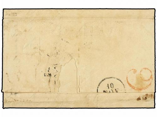 ✉ MEXICO. 1830. VERACRUZ a BORDEAUX. Marca FRANCO EN/VERACRU