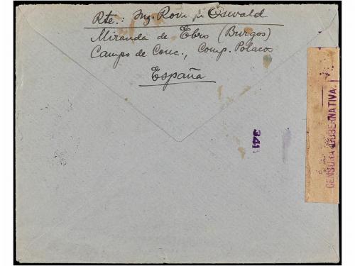 ✉ POLONIA. 1941. SPANISH CIVIL WAR. INTERNATIONAL BRIGADES. 