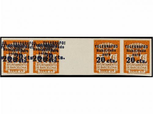 (*) ESPAÑA: AYUNTAMIENTO DE BARCELONA. Ed. T-11s. 20 cts. s.