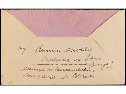 ✉ ESPAÑA GUERRA CIVIL. 1941-42. BRIGADAS INTERNACIONALES. Tr