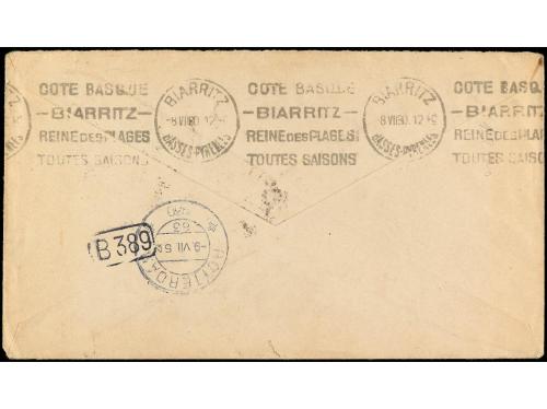 ✉ ESPAÑA. Ed. 292 (3), 294. 1930. MADRID a ROTTERDAM. 5 cts.