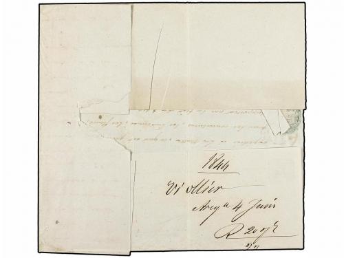 ✉ PANAMA. 1844 (4 Junio). AREQUIPA (Perú) a MORLAIX (Francia