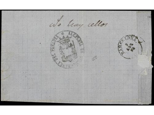 ✉ ESPAÑA. 1874. GUERRA CARLISTA. VILAFRANCA DEL PENEDES a BA