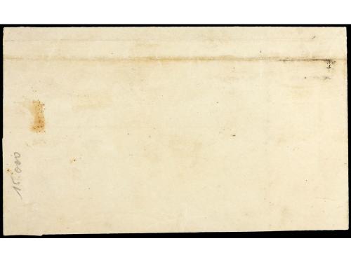 ✉ ESPAÑA. Ed. 33. 1854. ENVUELTA de SANTIAGO a ORTIGOSA. 4 c