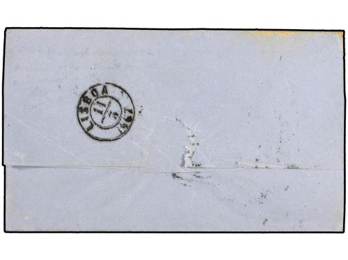 ✉ ESPAÑA. Ed. 89,92. 1867. CADIZ a BUENOS AIRES. 12 cuartos 