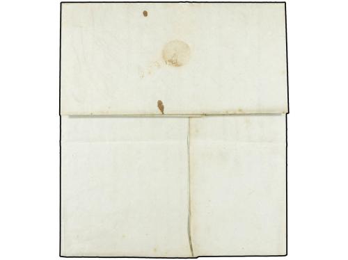 ✉ GUAYANA FRANCESA. 1848. CAYENNE a BORDEAUX. Franqueo pagad