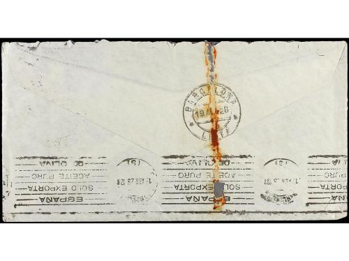 ✉ ESPAÑA. Ed. 311. 1928. STUTTGART (Alemania) a BARCELONA. C