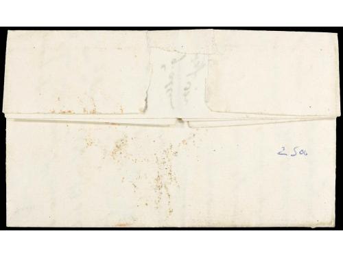 ✉ ESPAÑA: PREFILATELIA. 1832. TRUJILLO a JEREZ. Marca TRUGIL