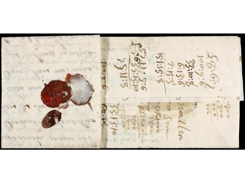 ✉ ESPAÑA: PREFILATELIA. 1682. GUERRA DE SUCESION. SEVILLA a 