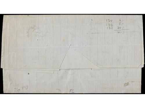 ✉ ESPAÑA. Ed. 135137138. 1873. BARCELONA a BUENOS AIRES. 25 