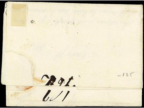 ✉ MEXICO. 1816 (14-Feb.). MEXICO a QUERETARO. Marca lineal M